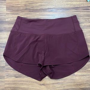Lululemon Speed Up High Rise Shorts 2.5”